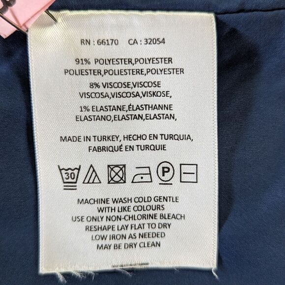 Anthropologie Maeve Cardana Blue Purple White Floral Skirt sz 2 EUC - Picture 10 of 10